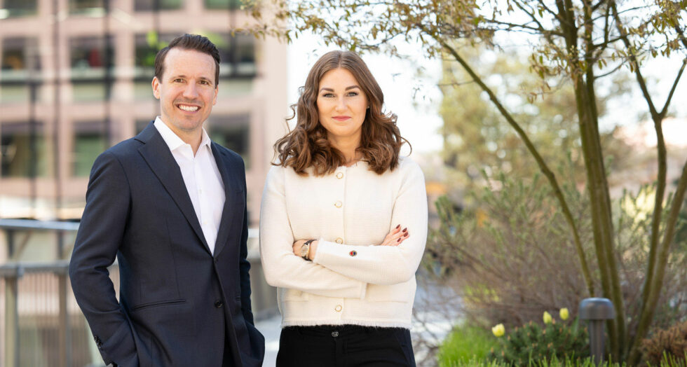 Nicke Rydgren och Amanda Tevell. Foto: Hifab