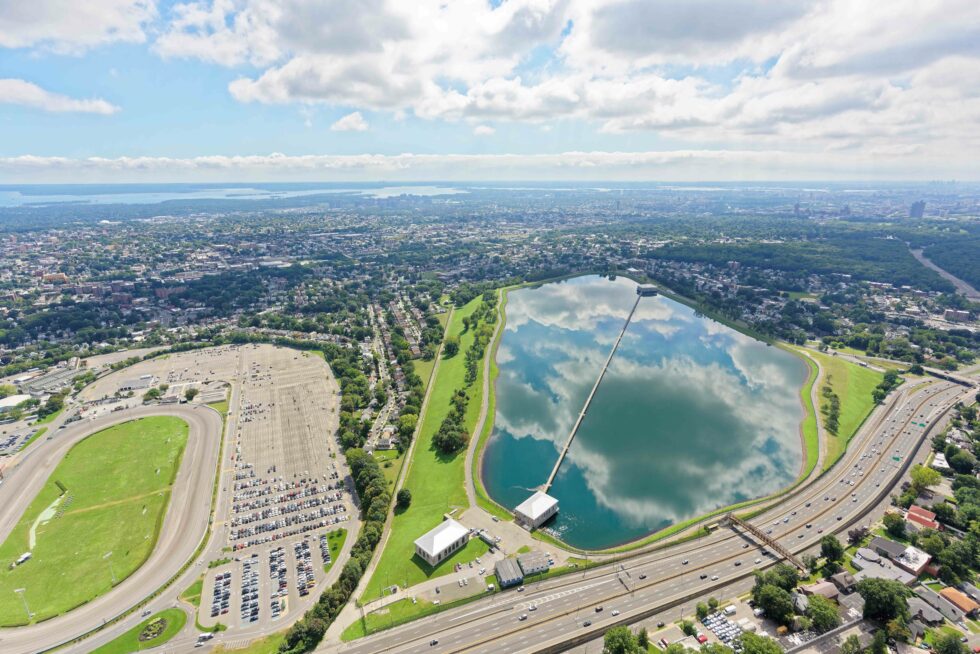 Bild på Hillview reservoar i Yonkers. Foto: Gettyimages