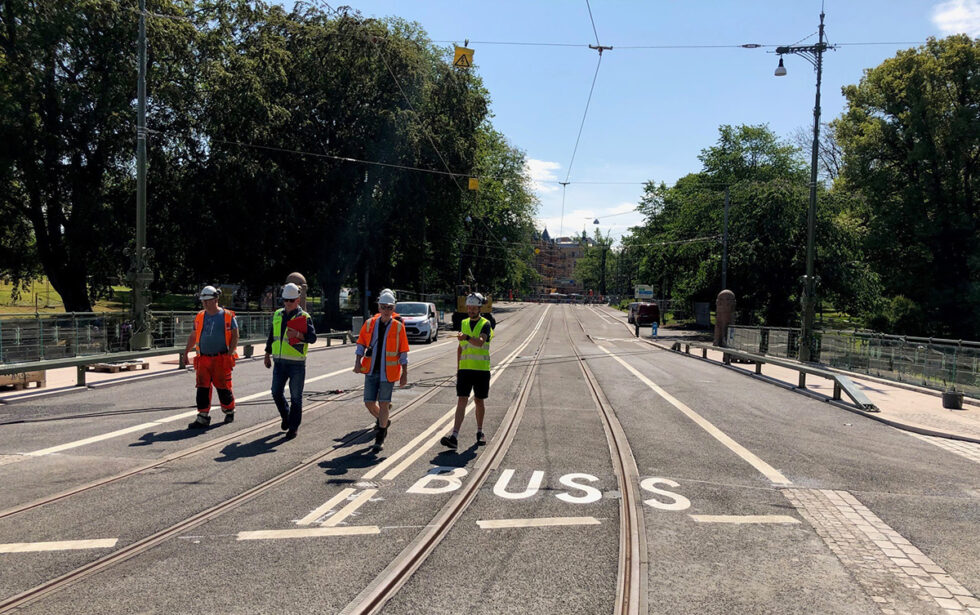 Den nya Vasabron över Vallgraven vid Grönsakstorget i centrala Göteborg. Foto: Göteborgs Stad