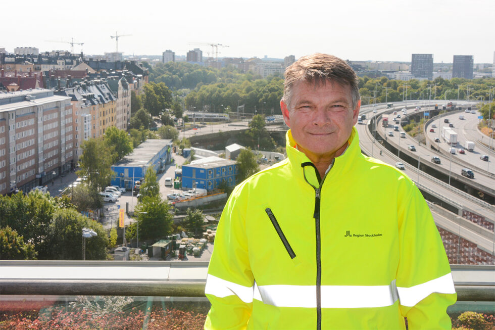 Niklas Bergman, förvaltningschef på Region Stockholms förvaltning för utbyggd tunnelbana. Utbyggnaden av tunnelbanan pågår fram till 2030.