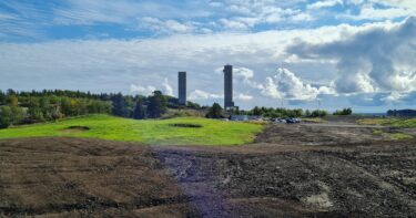 Platsen för Kirunas nya regionala sjukhus. Foto: Region Norrbotten