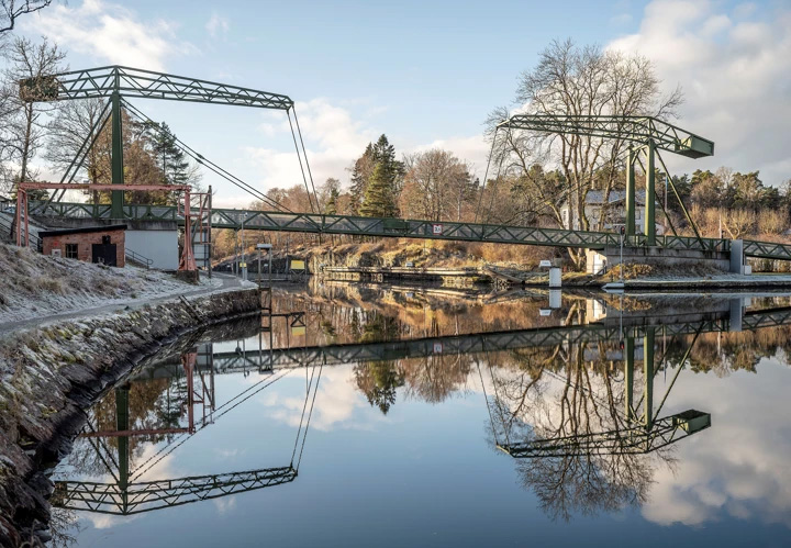 Olidebron är en gång- och cykelbro som nu ska återbrukas