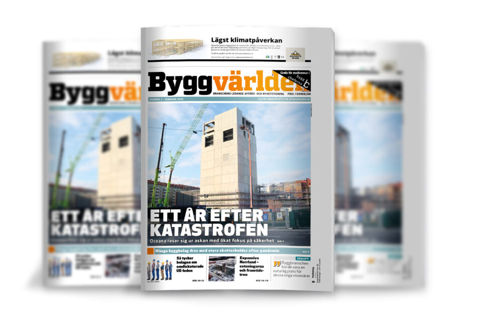 Nytt nummer av Byggvärlden