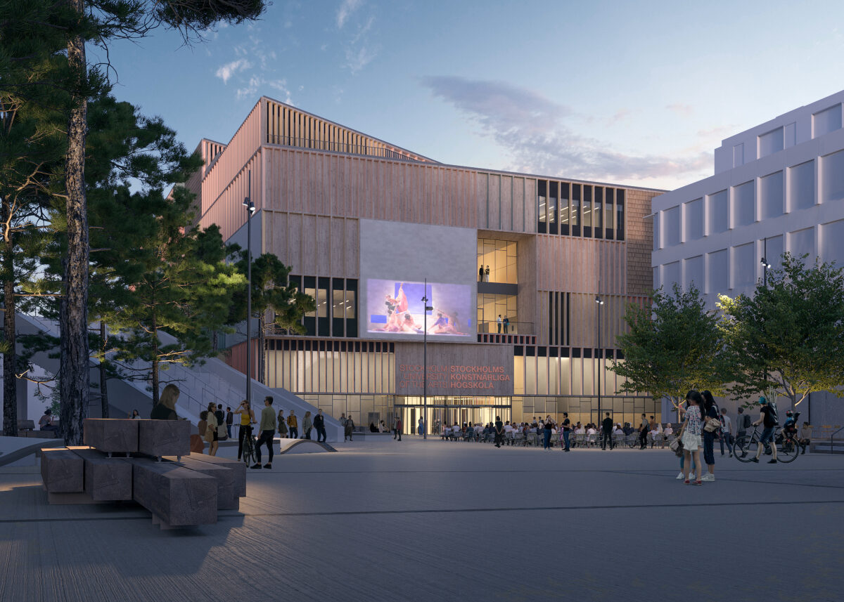 Stockholms konstnärliga högskola beräknas stå klar Projektet beräknas stå klart i sin helhet 2030. Bild: Atrium Ljungberg