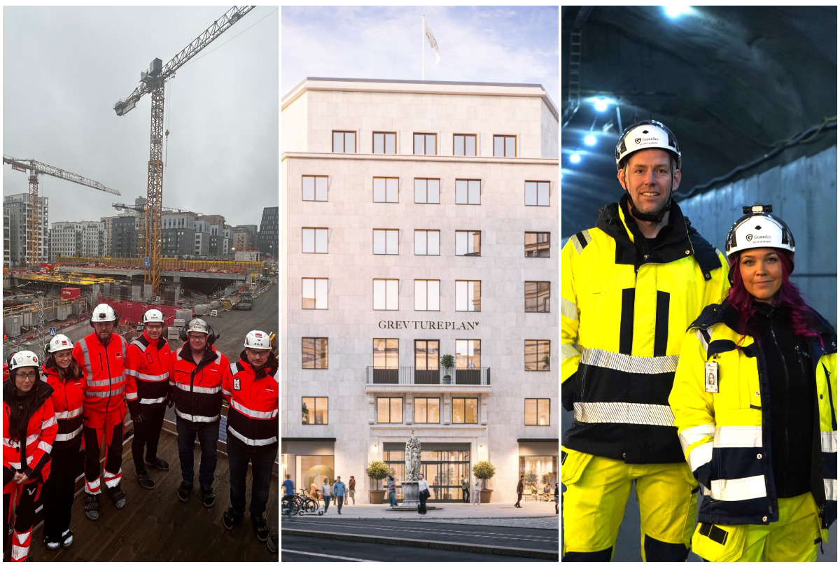 Team Bellmansgaraget (Veidekke & Atrium Ljungberg), Team Grev Tureplan (Byggstyrning och Vasakronan) och Team Bravida PMO – Special Projects (Bravida) tävlar om Håll Nollans arbetsmiljöpris 2025.