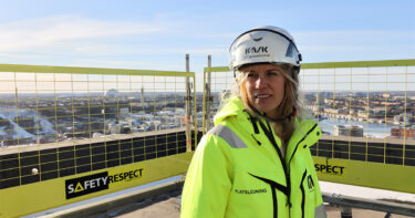 Stina Harladsson är projektledare på Atrium Ljungberg får Sickla Central.